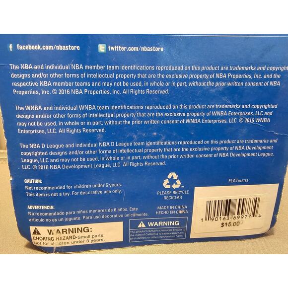 NIB 2016 FLAThletes Forever Collectibles - Zach LaVine - Timberwolves - Picture 6 of 7